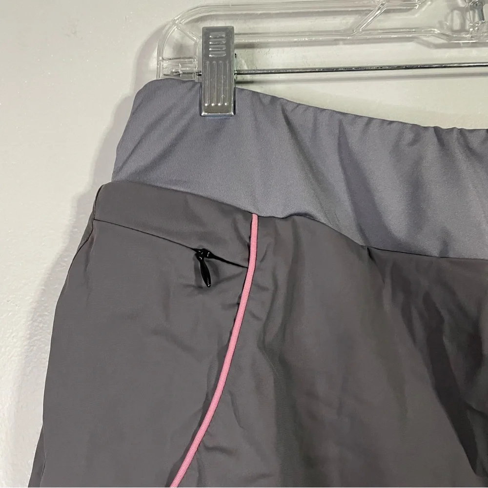 Fulbelle Athletic Activewear Casual Loungewear Shorts Grey Pink Size 2XL